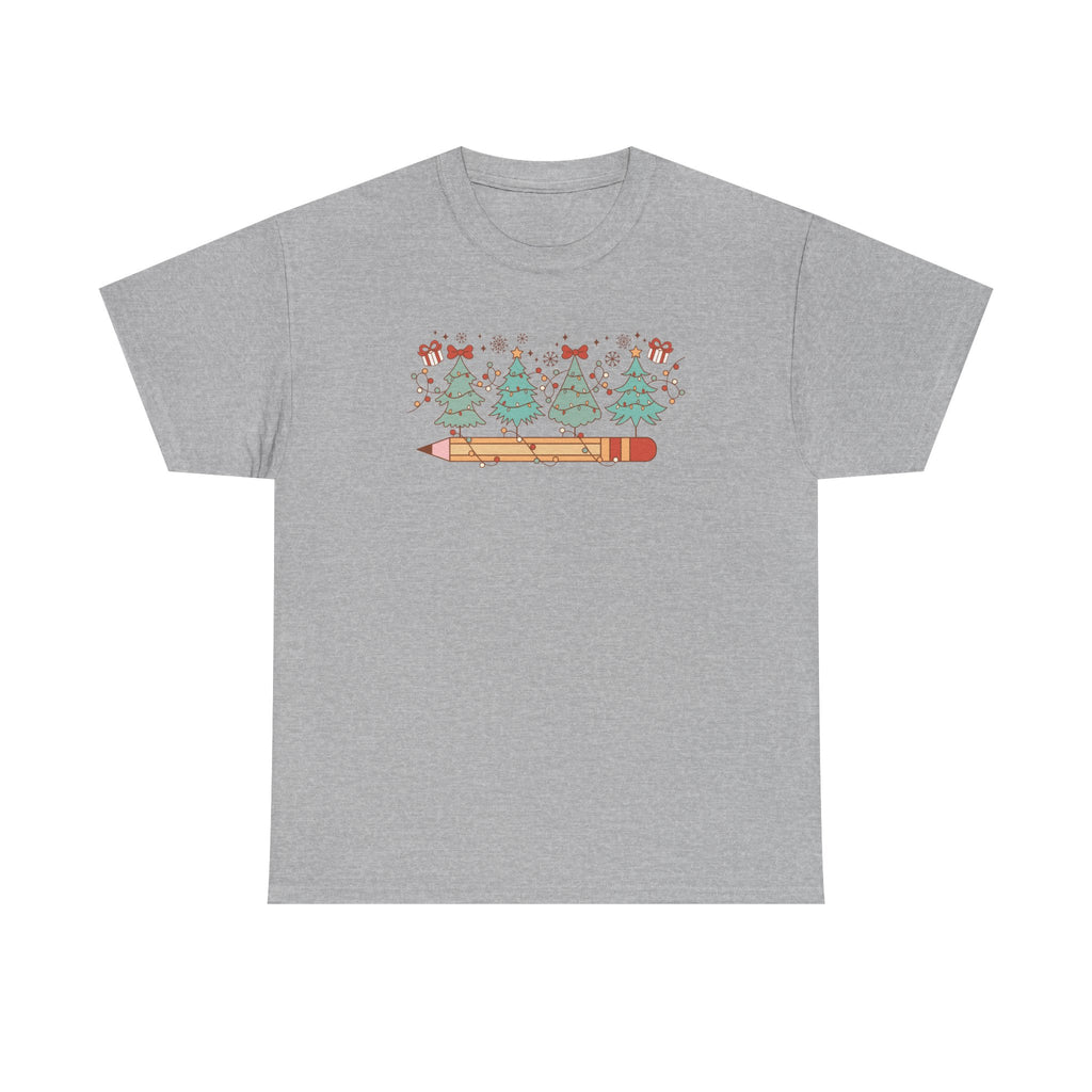 Christmas Trees Unisex Heavy Cotton Tee