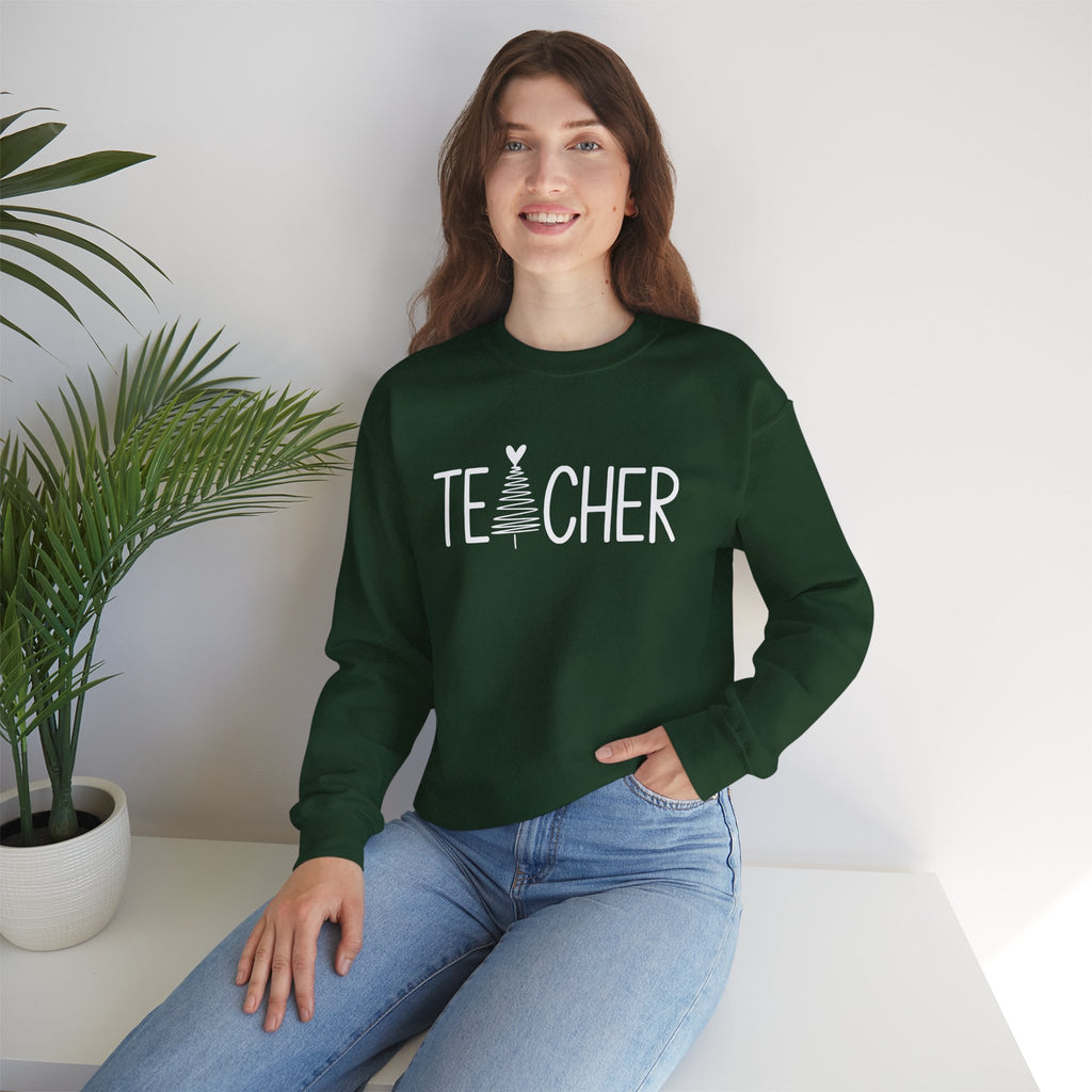 Teacher Crewneck Sweatshirt, Cozy Teacher Gift, Trendy Sweatshirt, Christmas Gift for Teachers, Appreciation Gift