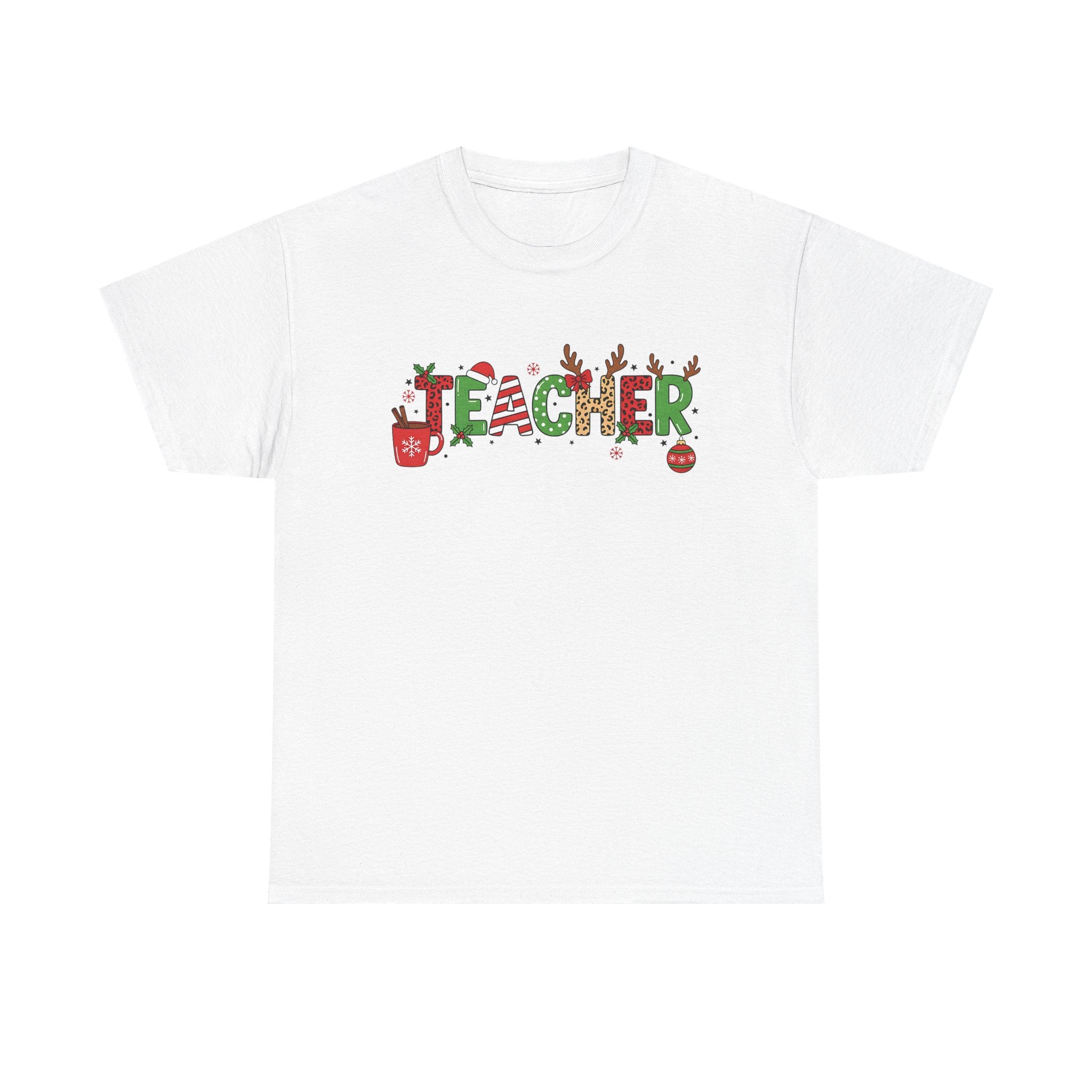 Festive Teacher Christmas Tee