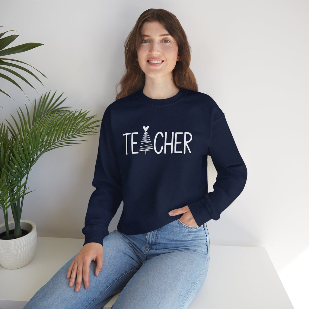 Teacher Crewneck Sweatshirt, Cozy Teacher Gift, Trendy Sweatshirt, Christmas Gift for Teachers, Appreciation Gift