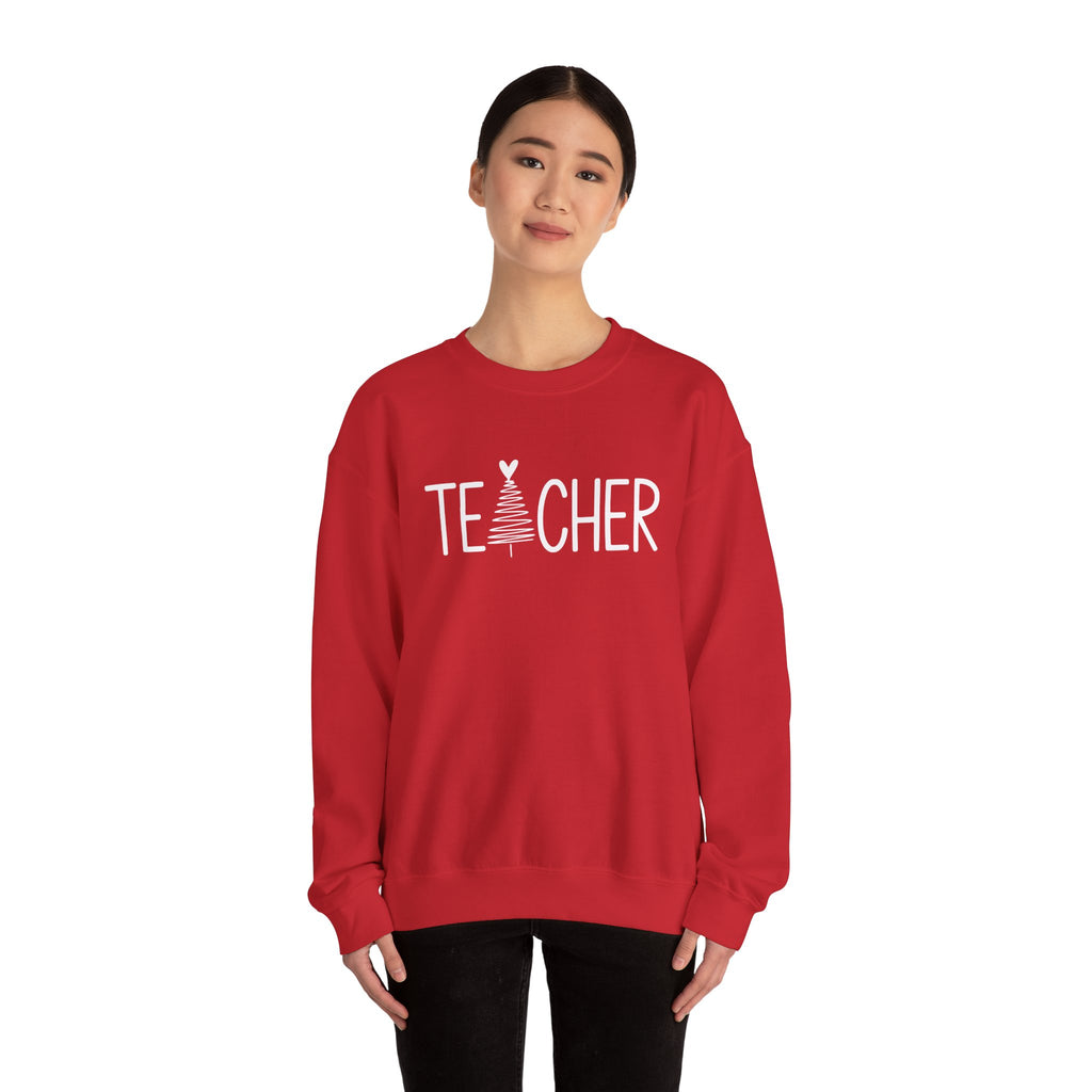 Teacher Crewneck Sweatshirt, Cozy Teacher Gift, Trendy Sweatshirt, Christmas Gift for Teachers, Appreciation Gift