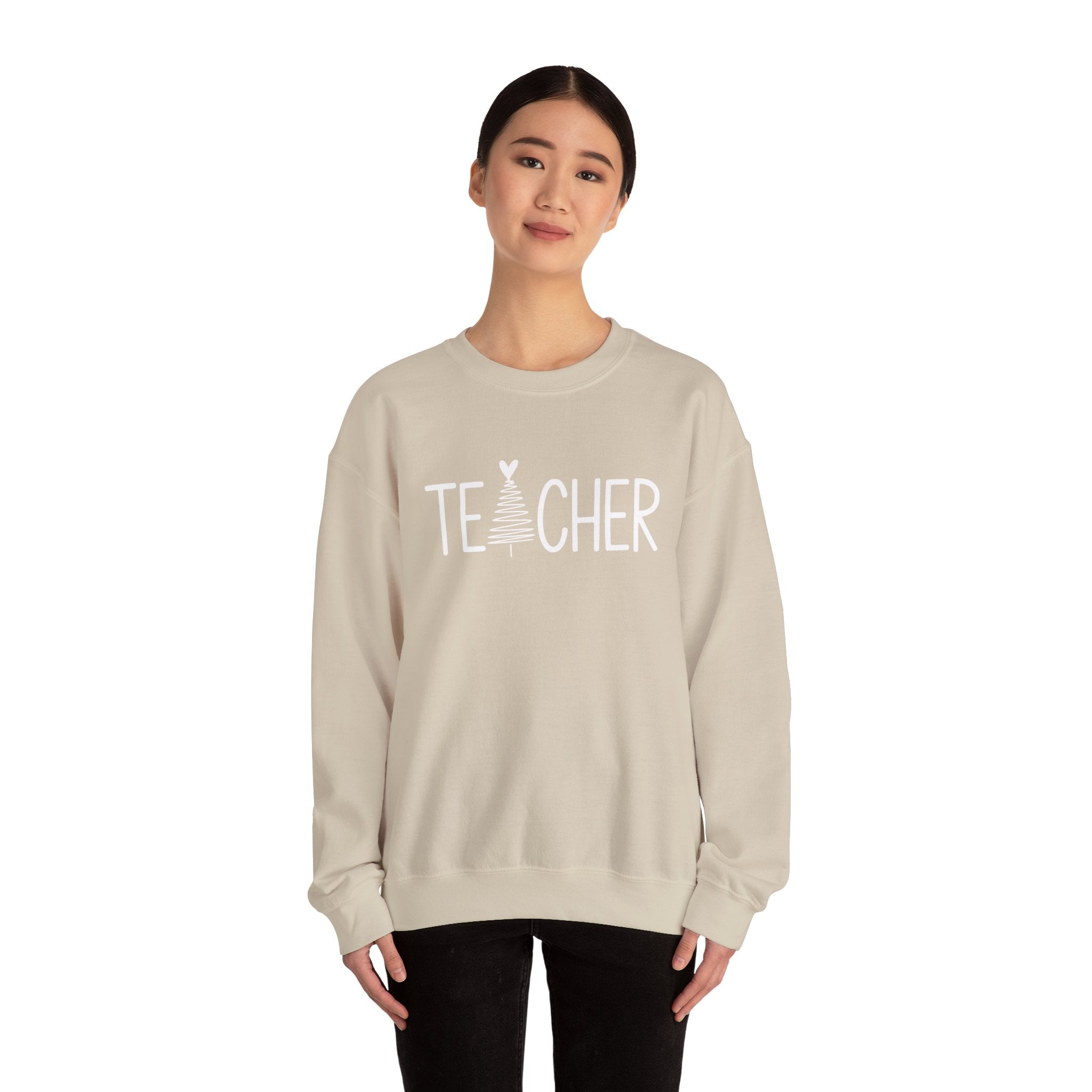 Teacher Crewneck Sweatshirt, Cozy Teacher Gift, Trendy Sweatshirt, Christmas Gift for Teachers, Appreciation Gift