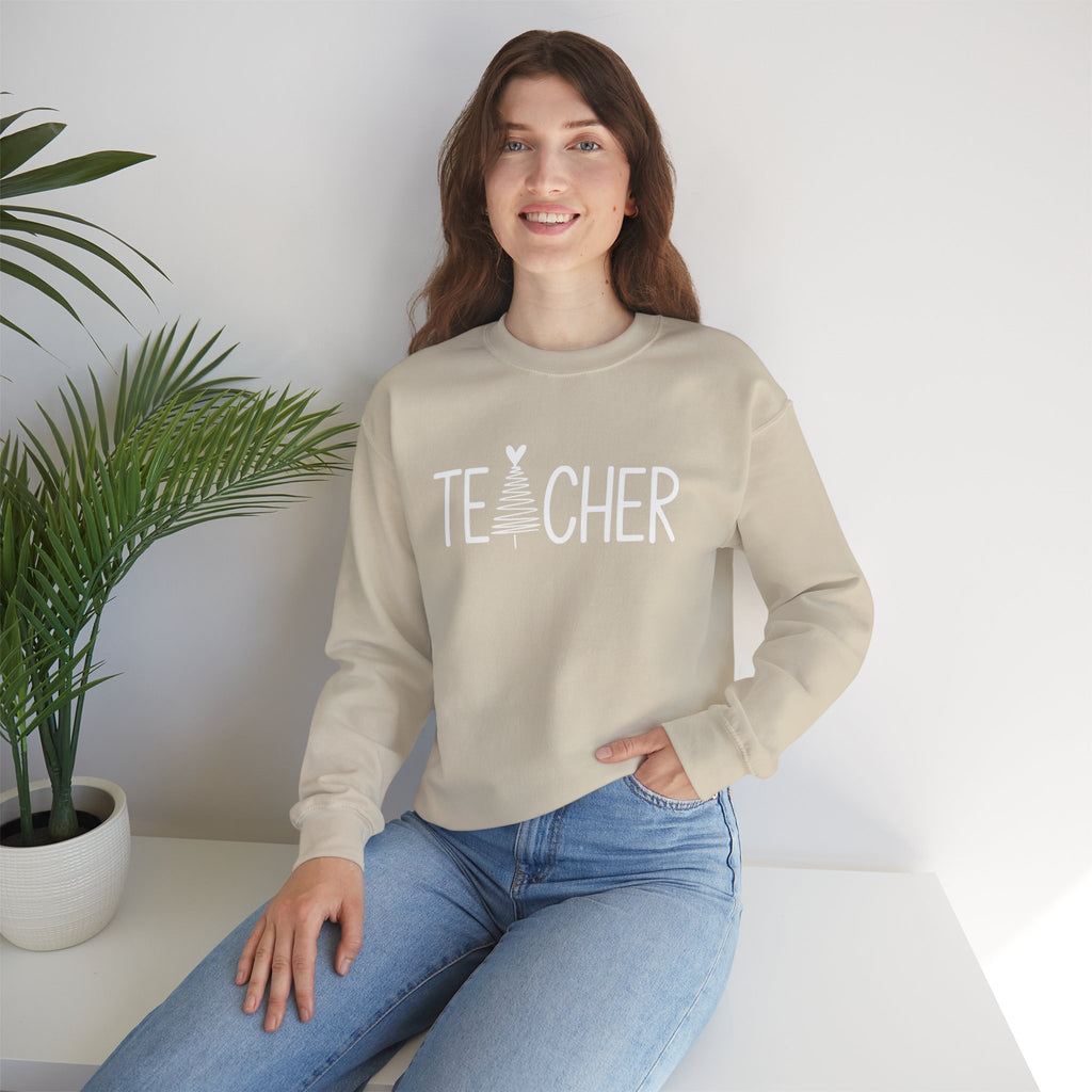 Teacher Crewneck Sweatshirt, Cozy Teacher Gift, Trendy Sweatshirt, Christmas Gift for Teachers, Appreciation Gift