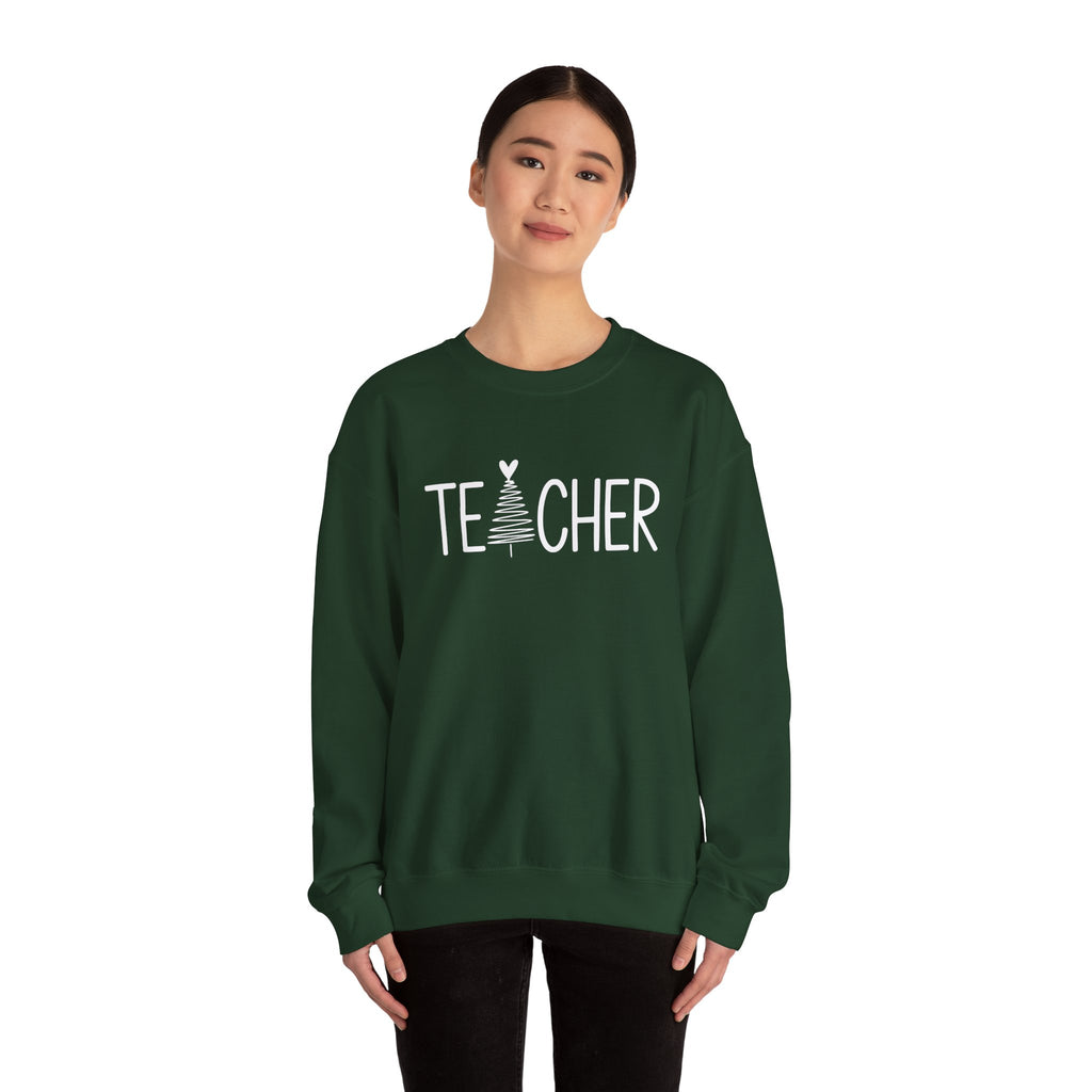Teacher Crewneck Sweatshirt, Cozy Teacher Gift, Trendy Sweatshirt, Christmas Gift for Teachers, Appreciation Gift