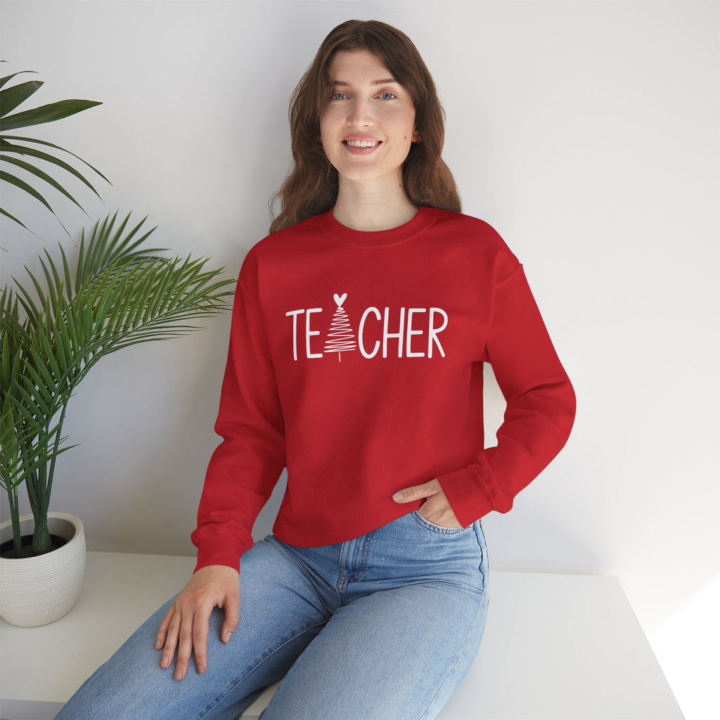 Teacher Crewneck Sweatshirt, Cozy Teacher Gift, Trendy Sweatshirt, Christmas Gift for Teachers, Appreciation Gift