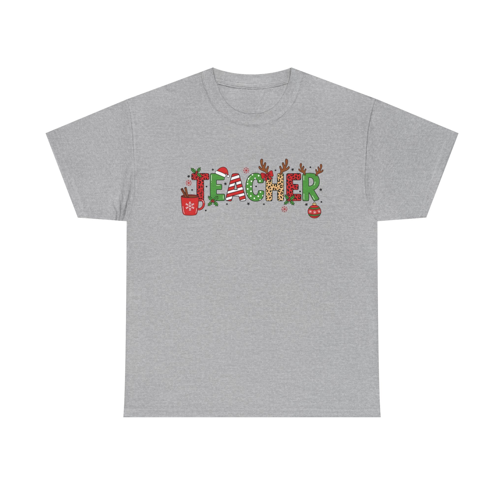 Festive Teacher Christmas Tee