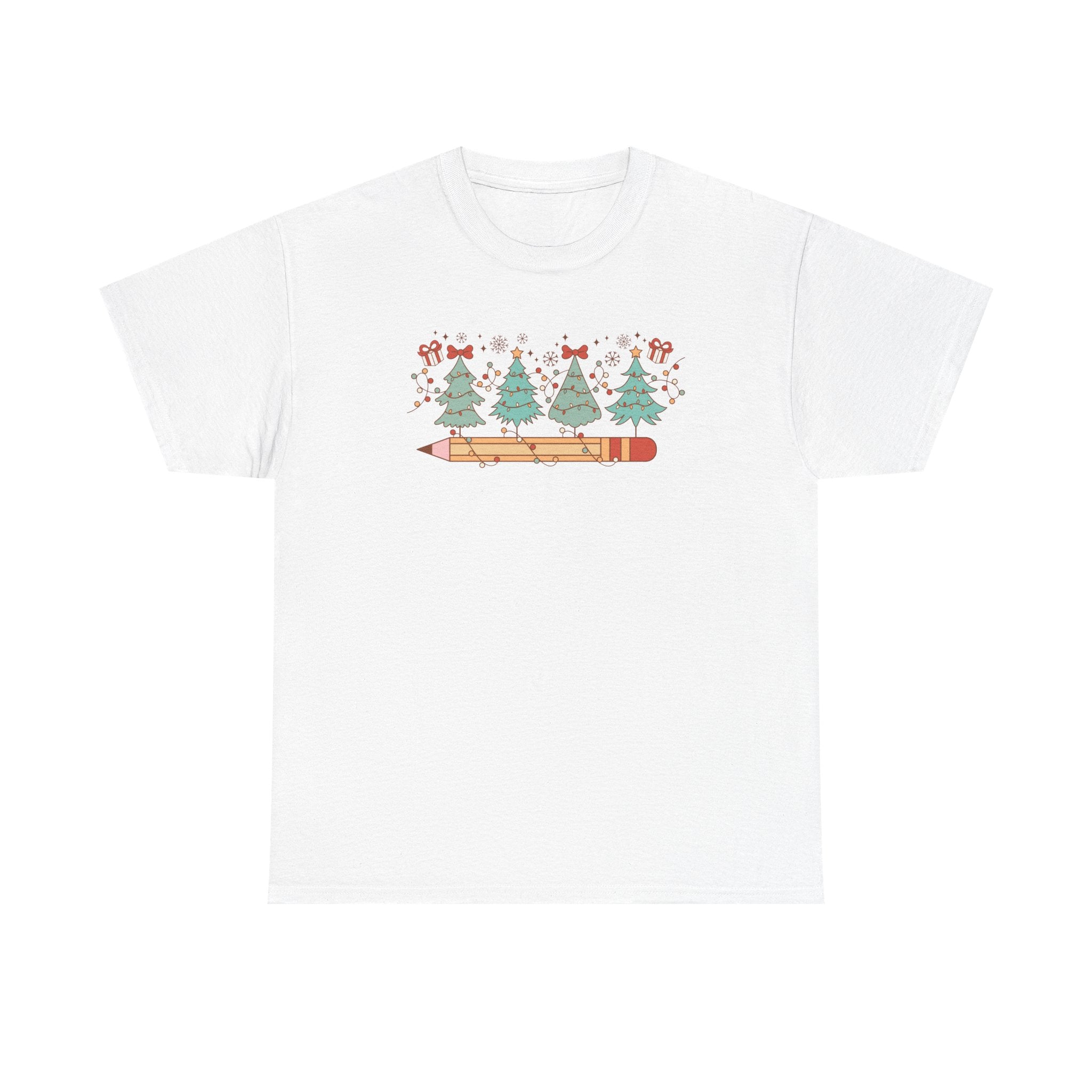 Christmas Trees Unisex Heavy Cotton Tee